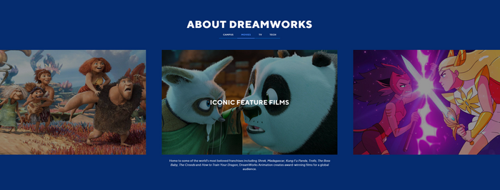 DreamWorks website 1