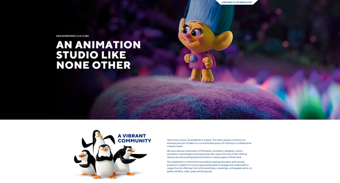 DreamWorks website 5
