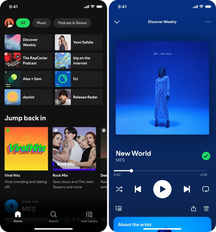 Spotify (2024 redesign) 7