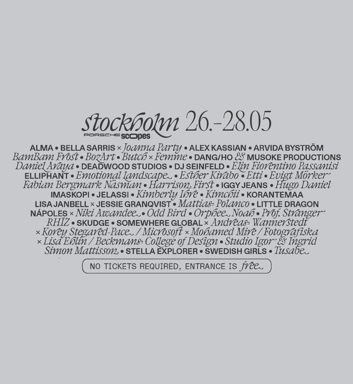 Porsche SCOPES Stockholm 2