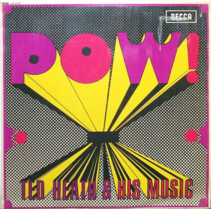 Cover for the mono pressing, without the Phase 4 Stereo frame featuring 