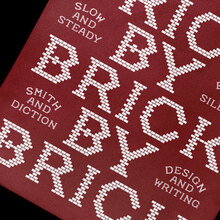 Brick by Brick / Work in Progress tote bag