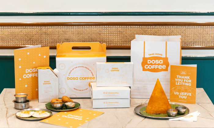 Dosa Coffee identity and packaging 1