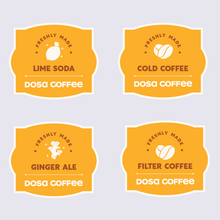 Dosa Coffee identity and packaging