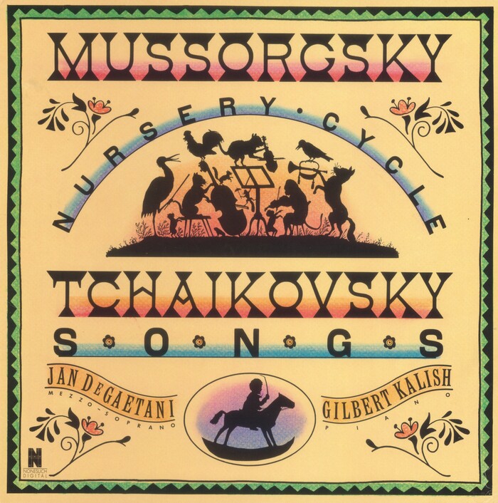 Jan DeGaetani & Gilbert Kalish &ndash; Mussorgsky: Nursery Cycle / Tchaikovsky: Songs album art 3