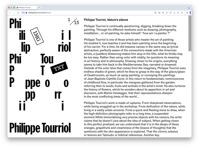 Philippe Tourriol website 3
