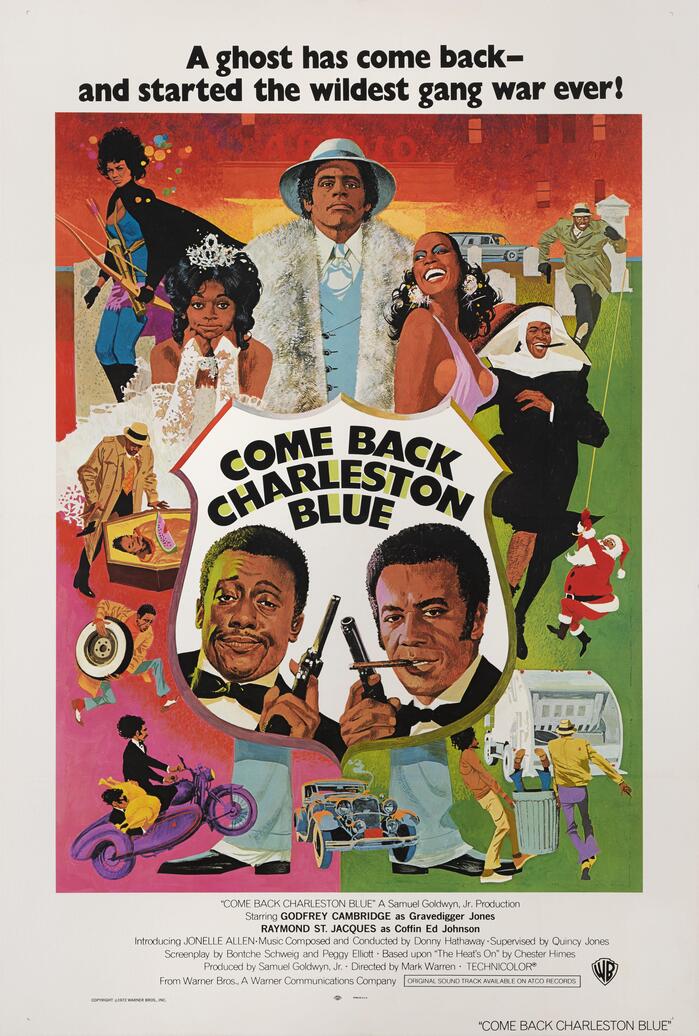 US style B movie poster, with Jetport Black set on a curve