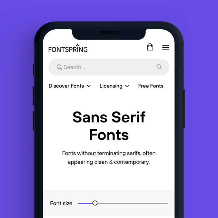 Fontspring website 1