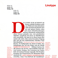 Wilke Antiqua folder and type specimen