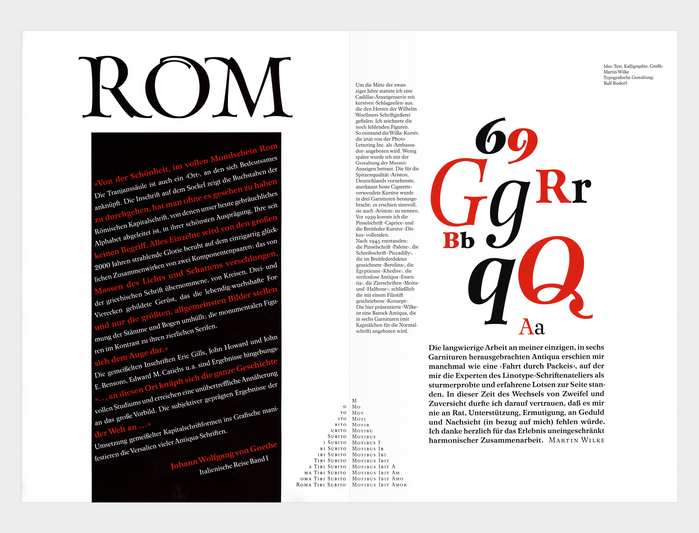 Wilke Antiqua folder and type specimen 11