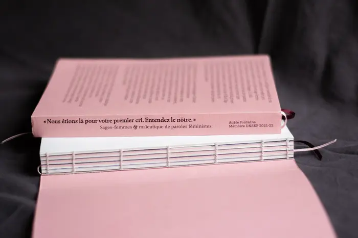 «Nous étions là pour votre premier cri. Entendez le nôtre.» by Adèle Fontaine (ÉSAD Amiens) 6