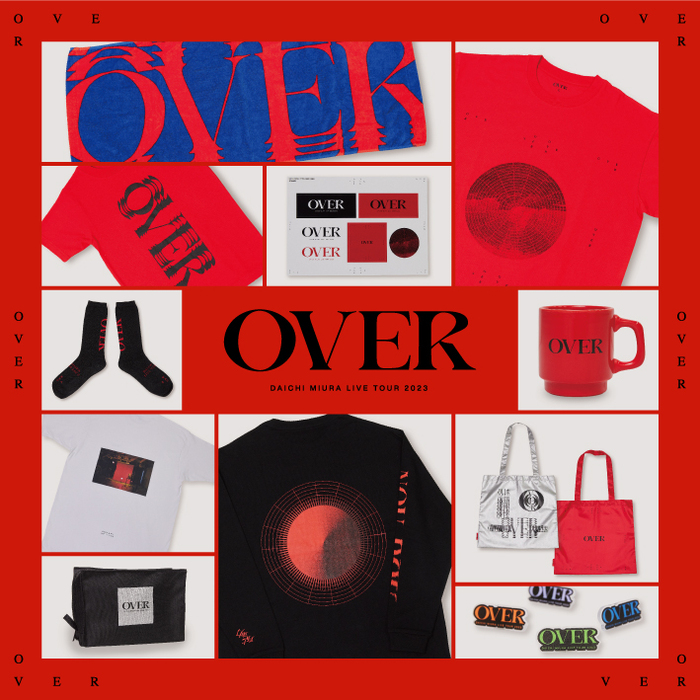 Daichi Miura – OVER album art and tour 6