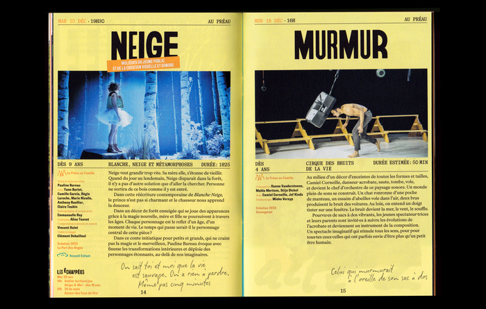 Season booklet