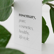 Rosemary cosmetics