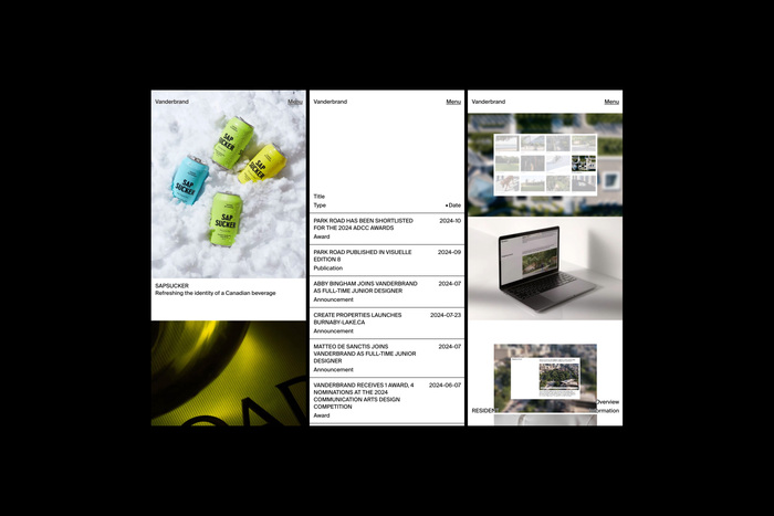 Vanderbrand website 3