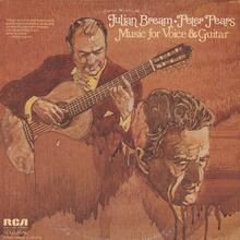 <span><span>Julian Bream &amp; Peter Pears – </span><cite>Music for Voice and Guitar</cite></span> album art