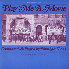 <span>Abraham Lass</span> – <cite>Play Me a Movie</cite> album art