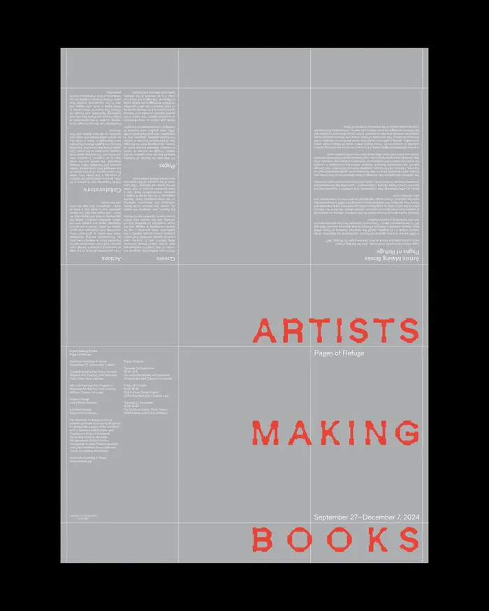 Artists Making Books exhibition at the American Academy in Rome 1