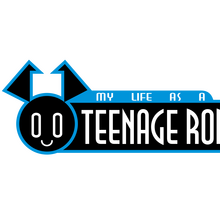 <cite>My Life As A Teenage Robot</cite> TV show logo and titles