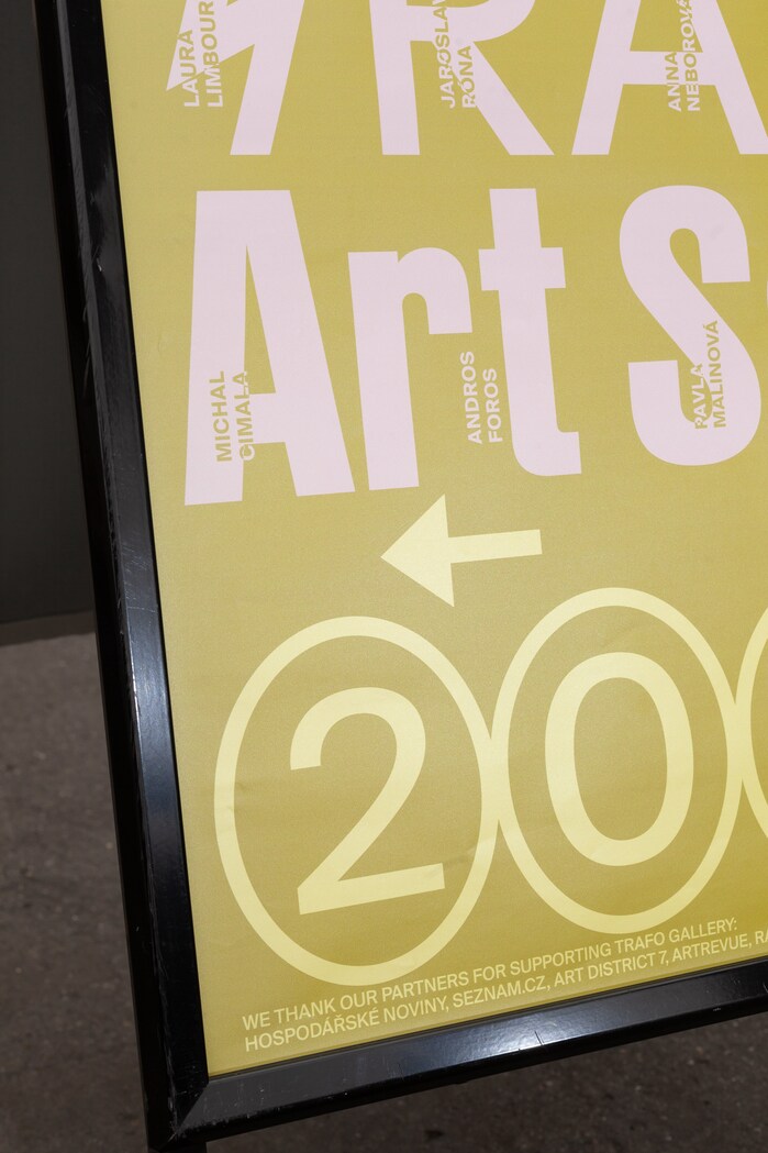 Detail showing the typography