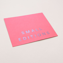 Small Editions visual identity