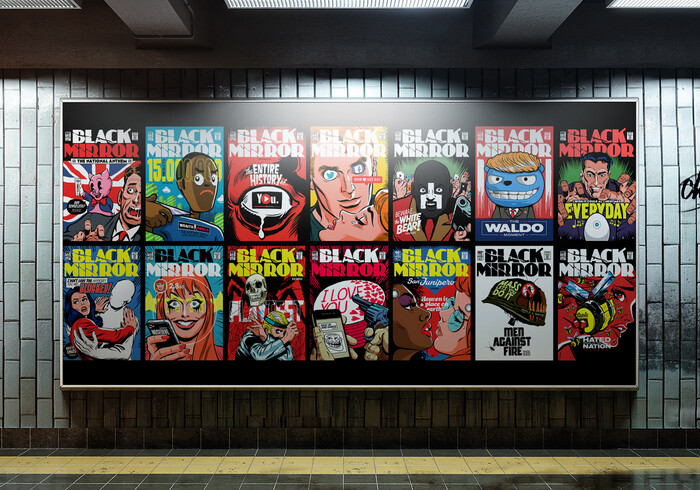 Black Mirror fictive comic book covers 6