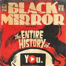 <cite>Black Mirror</cite> fictive comic book covers