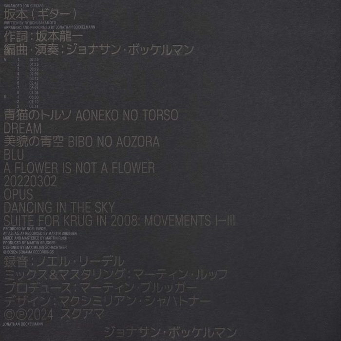 Jonathan Bockelmann – Sakamoto on Guitar album art 2