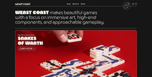Weast Coast Games website