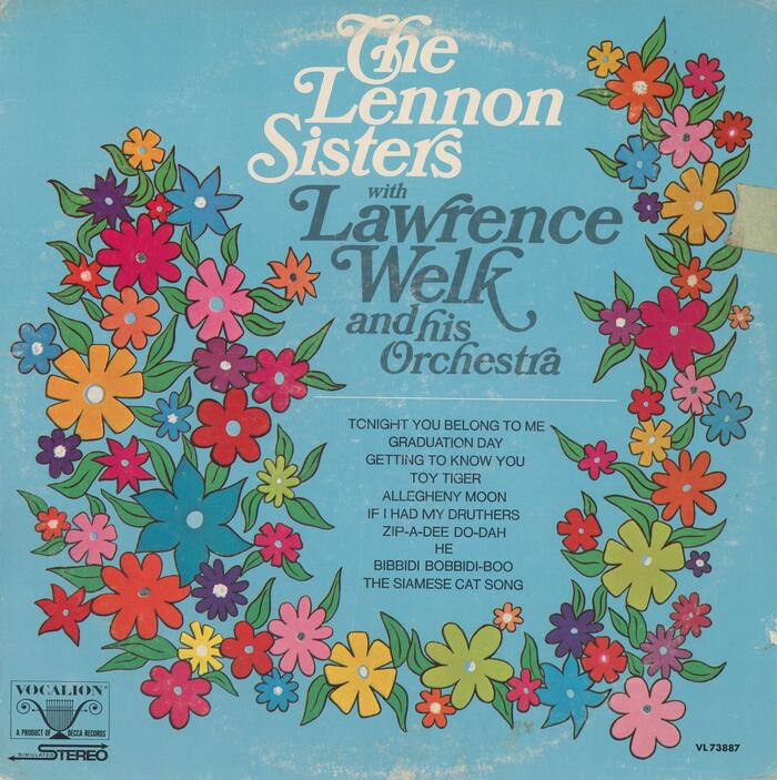 The Lennon Sisters with Lawrence Welk and his Orchestra album art
