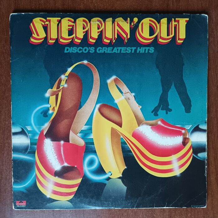 Steppin’ Out. Disco’s Greatest Hits album art 1