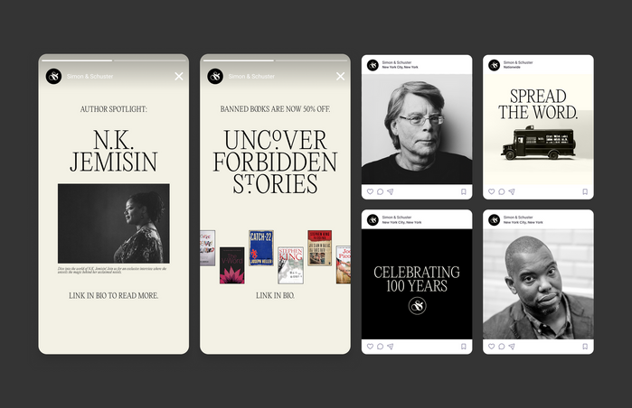 Simon &amp; Schuster redesign (fictional) 5