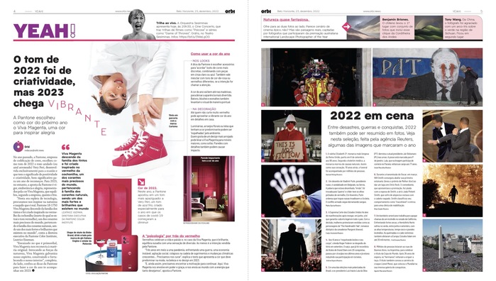 A spread from the print edition