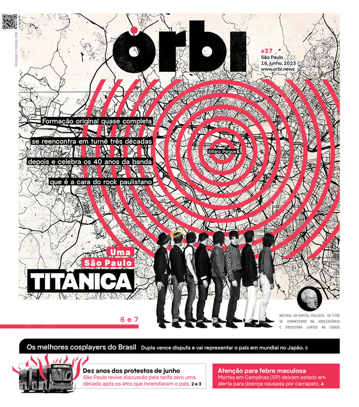 A cover of the print edition