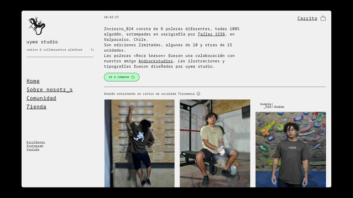 uywa studio website 4