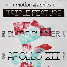 Motion Graphics Triple Feature poster
