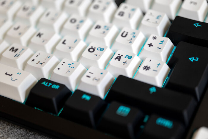 Windows version combined with Cherry system keys