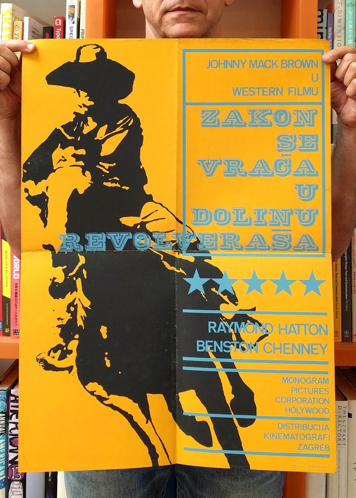 Poster for Zakon se vraća u dolinu revolveraša (The Law Comes to Gunsight, 1947)