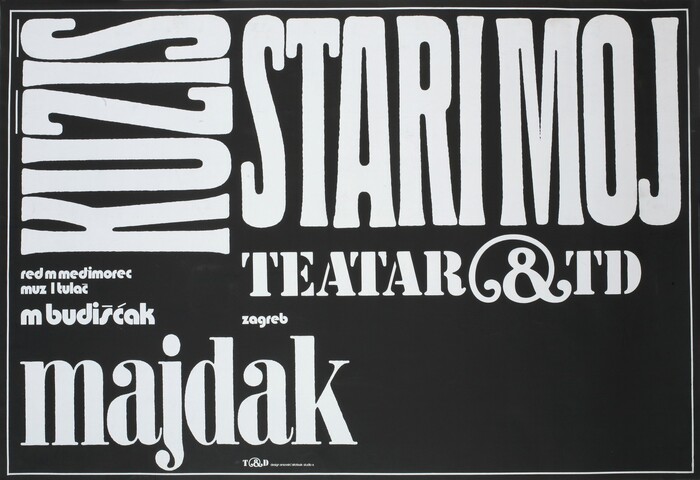 Zvonimir Majdak – Kužiš, stari moj starring Mladen Budišćak, 1973. Caps from  are paired with another  release: “majdak” is set in .