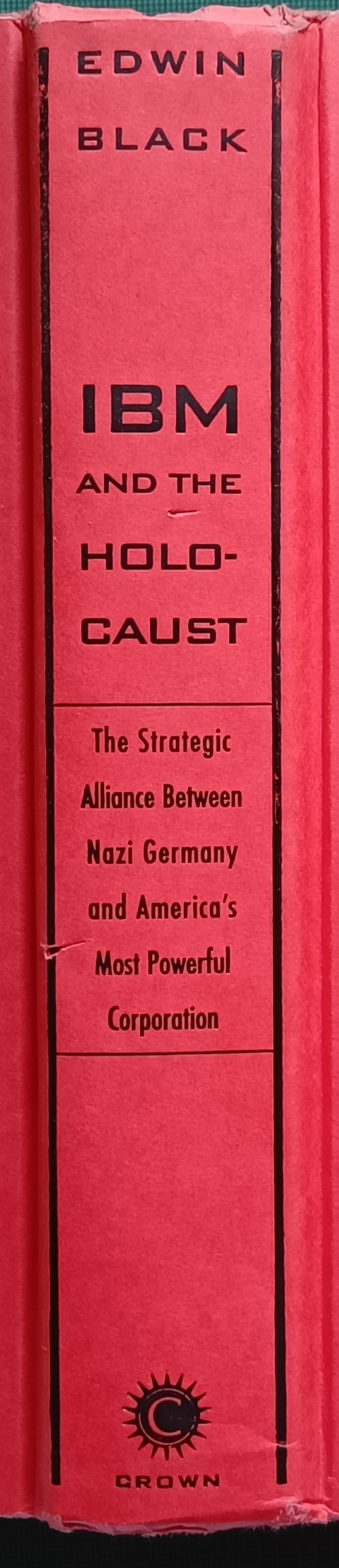 Spine, showing similar typography to the jacket