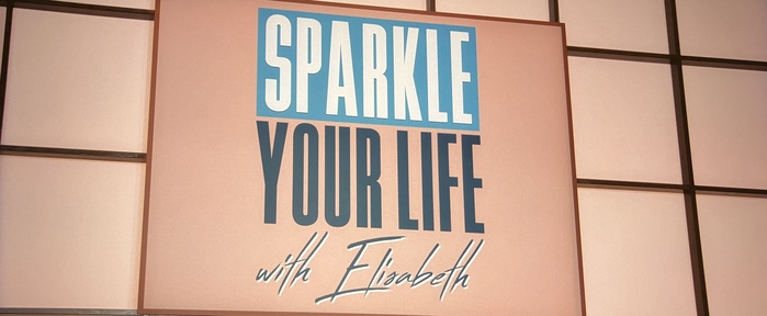 Sparkle Your Life with Elizabeth TV show logo in The Substance 1