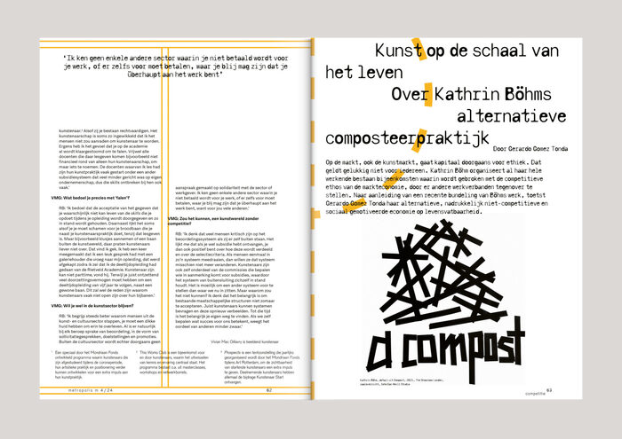 Metropolis M, no. 4, 2024, “Competitie &amp; Eindexamens” 6