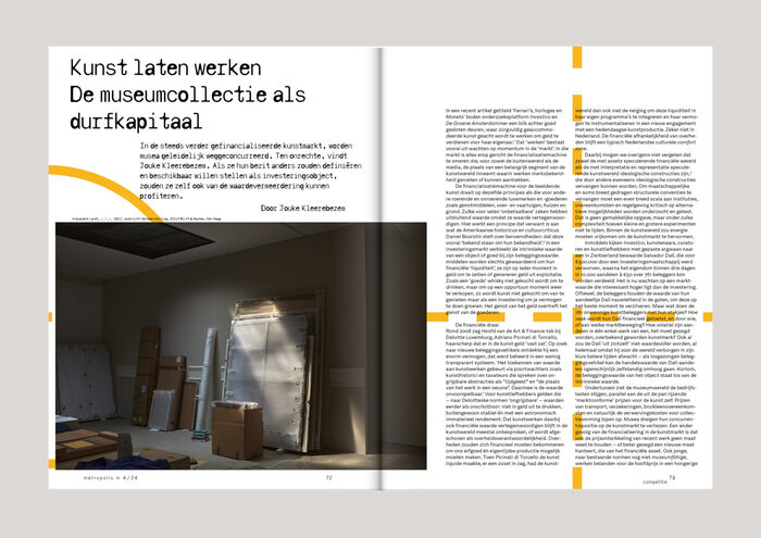 Metropolis M, no. 4, 2024, “Competitie &amp; Eindexamens” 8