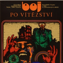 <cite>Boj po vítězství</cite> Czechoslovak movie poster