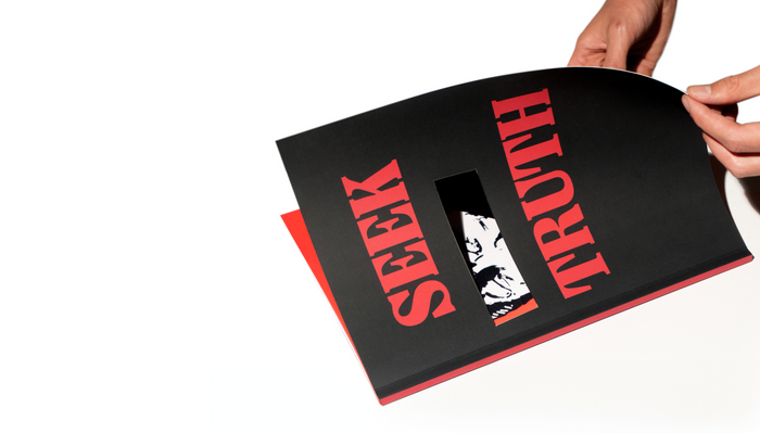 Seek Truth, ArtCenter College of Design project 1