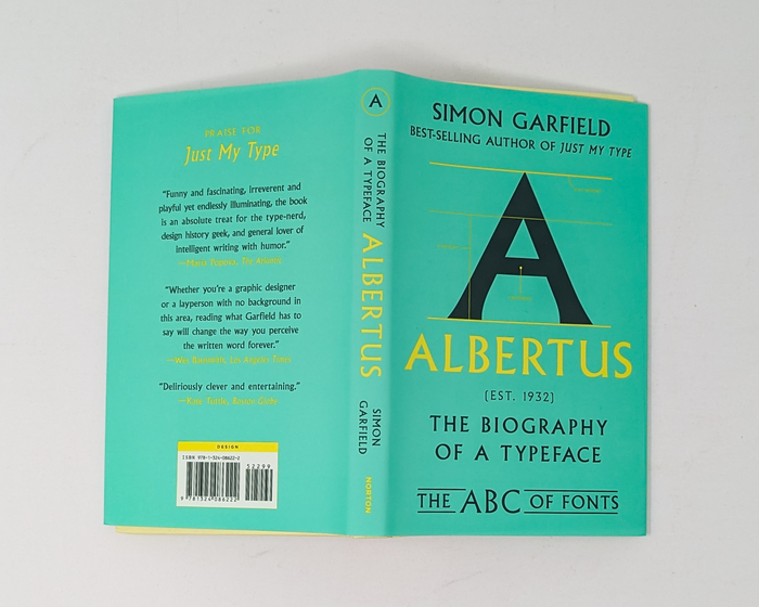 The ABC of Fonts by Simon Garfield, book jackets and campaign 2