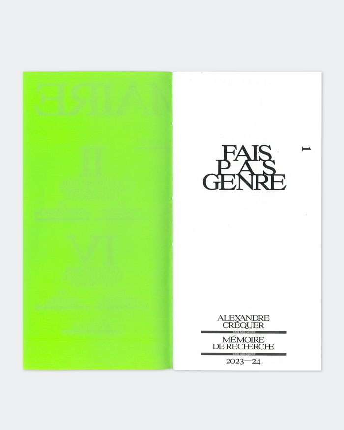 Fais Pas Genre by Alexandre Créquer 3
