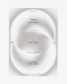 Rauric × Open Archive – Rings of Light poster