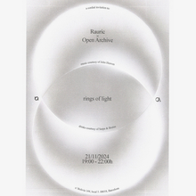 Rauric × Open Archive – Rings of Light poster