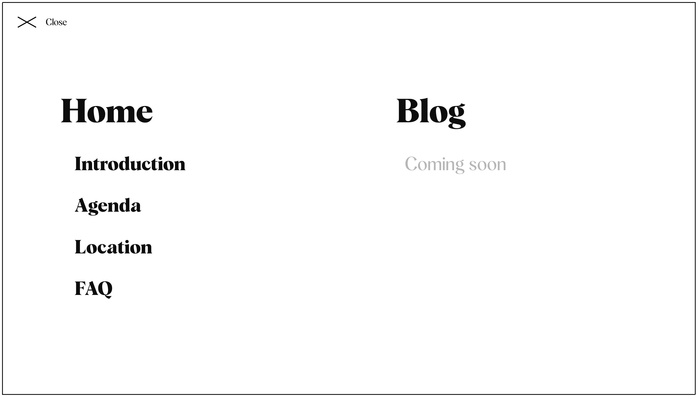 Norrlands wedding website 6